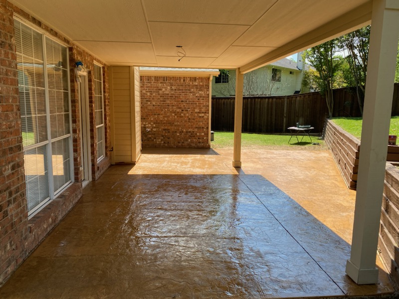 Concrete installation